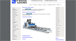 Desktop Screenshot of dvspecialmachines.be