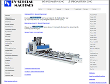 Tablet Screenshot of dvspecialmachines.be